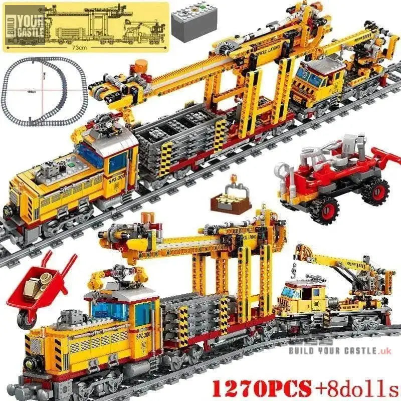 MOC Train Building set City Series - BuildYourCastle