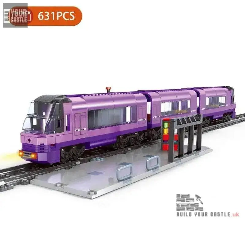 MOC Train Building set City Series - BuildYourCastle