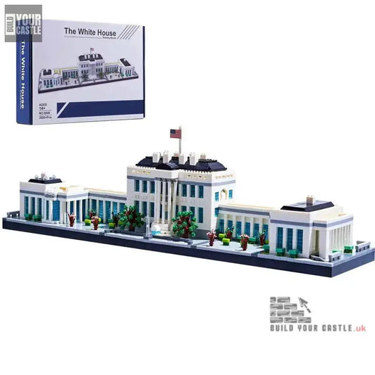 MOC White House - 3520 Micro Building Blocks - BuildYourCastle