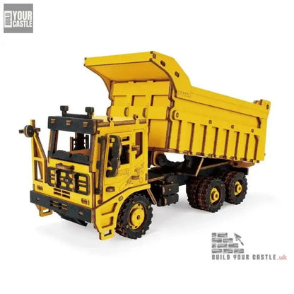 204pcs Robotime ROKR Road Roller Engineering Vehicle - BuildYourCastle