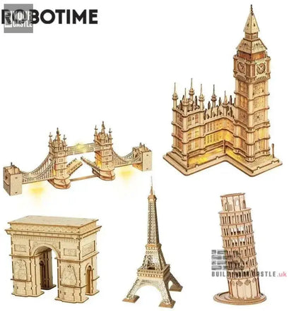 Robotime Big Ben DIY 3D Tower building set - BuildYourCastle