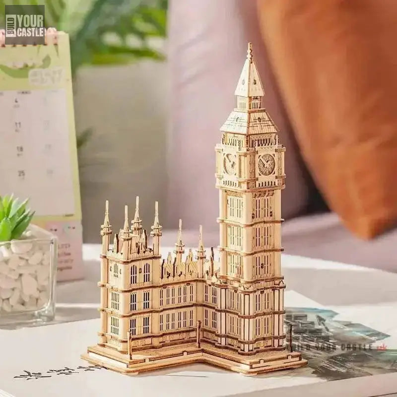 Robotime Big Ben DIY 3D Tower building set - BuildYourCastle