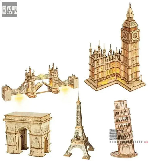 Robotime Big Ben DIY 3D Tower building set - BuildYourCastle