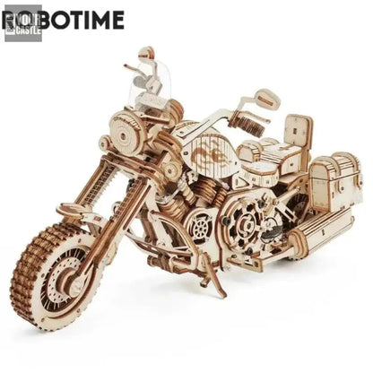 Robotime Cruiser Building blocks wooden motorcycle - BuildYourCastle