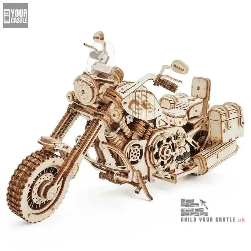 Robotime Cruiser Motorcycle wooden puzzle - BuildYourCastle