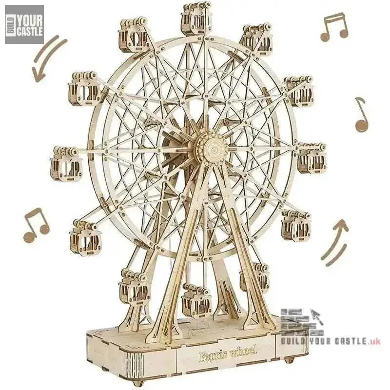 232pcs Robotime DIY Rotatable Ferris Wheel - BuildYourCastle