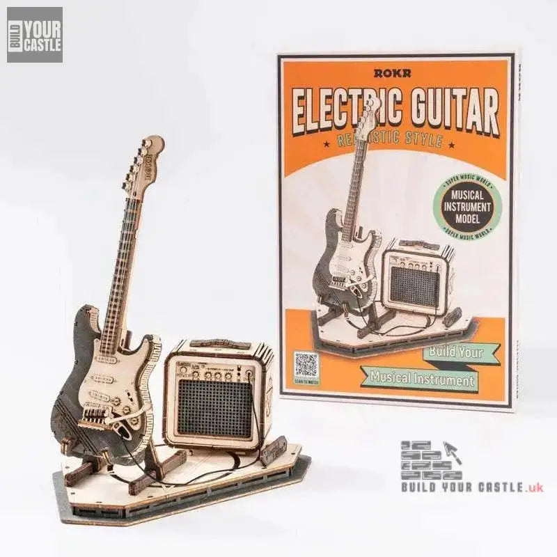 Robotime Electric Guitar ROKR - 140pcs - BuildYourCastle