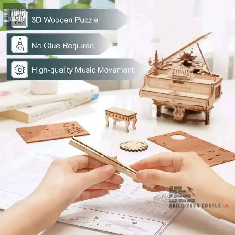 Robotime Magic Piano wooden puzzle - BuildYourCastle