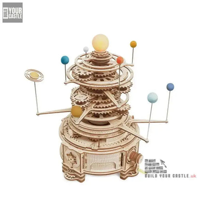 Robotime Orrery Rokr 316PCS Rotatable Mechanical DIY Wooden Model Building set - BuildYourCastle