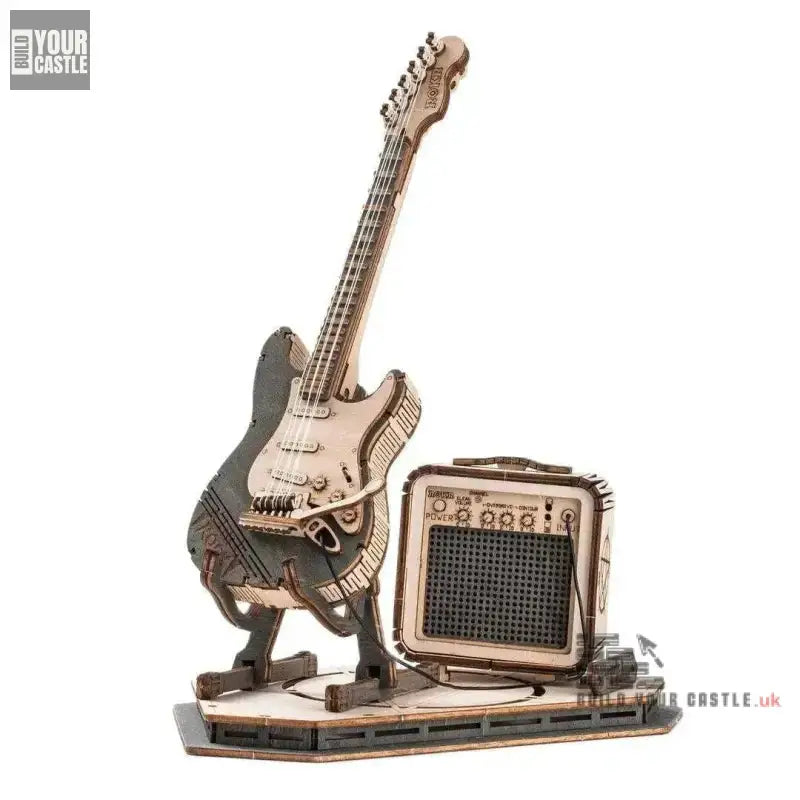 Robotime Electric Guitar ROKR - 140pcs - BuildYourCastle