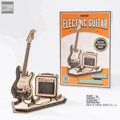 Robotime Electric Guitar ROKR - 140pcs - BuildYourCastle