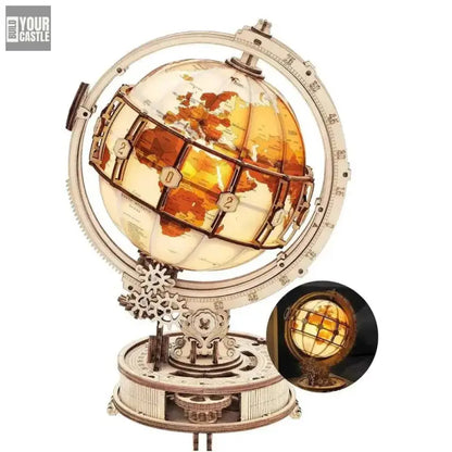 Robotime Rokr Globe with LED Light 180pcs - BuildYourCastle