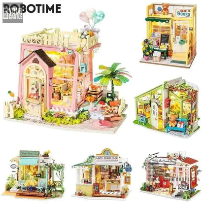 Robotime Rolife DIY Dollhouse Leisure Time Series - BuildYourCastle