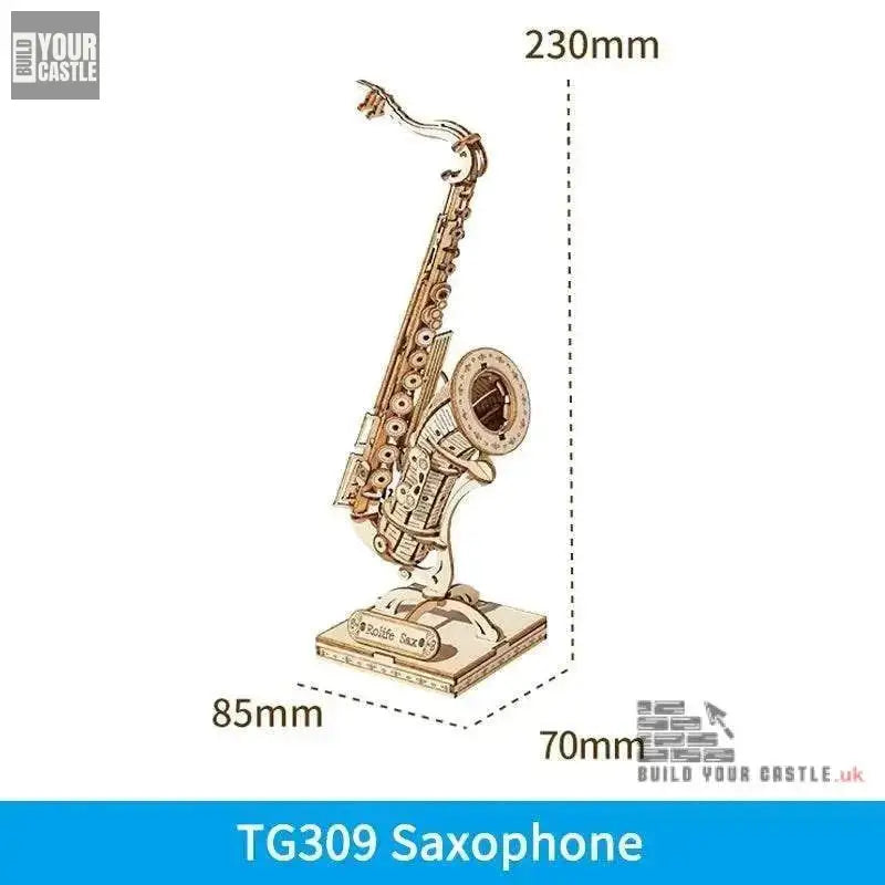 Robotime Saxophone Drum kit Accordion - BuildYourCastle