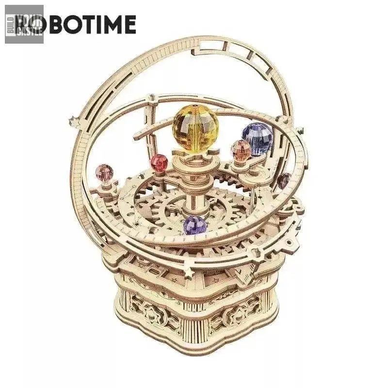 Robotime Starry Night Rokr 84pcs Rotatable DIY 3D Starry Night Wooden Model - BuildYourCastle