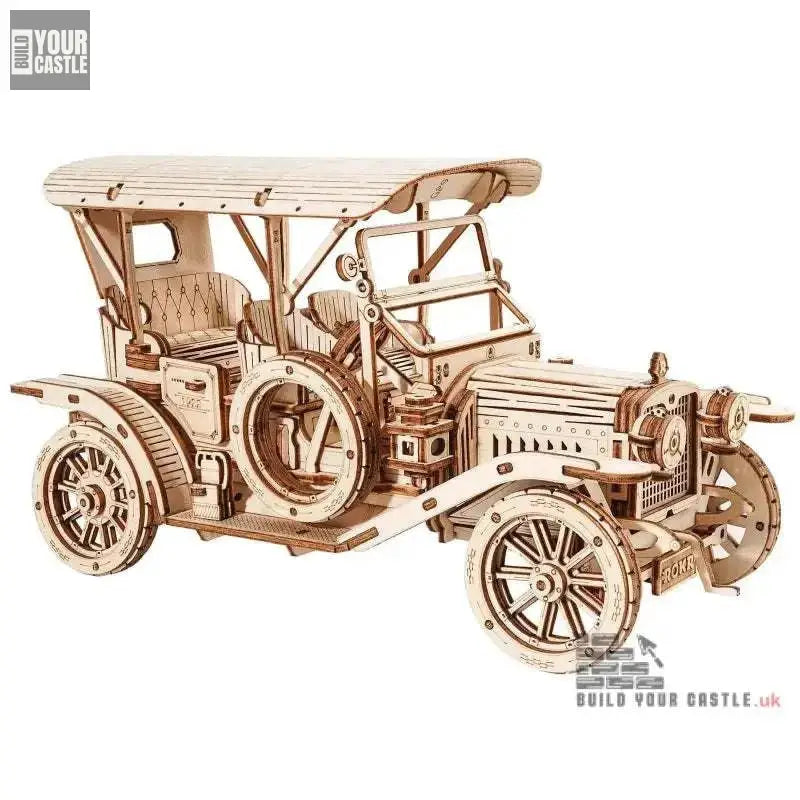 Robotime Vintage Car Rokr 3D Wooden Puzzle - BuildYourCastle