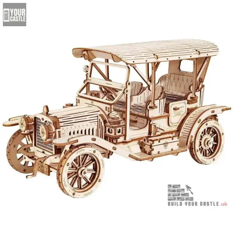 Robotime Vintage Car Rokr 3D Wooden Puzzle - BuildYourCastle