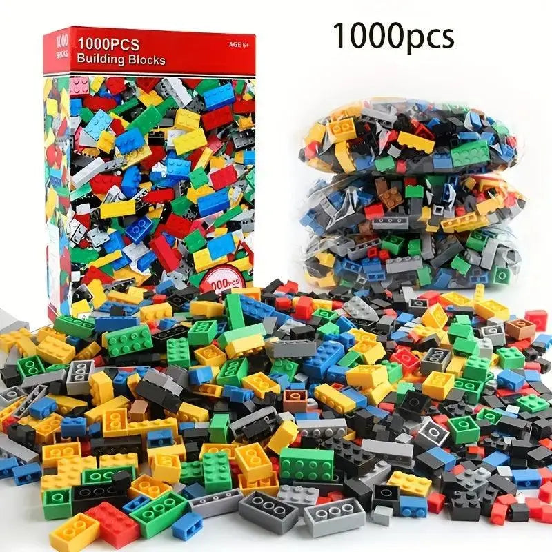 Single blocks for children DIY creative 1000pcs