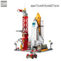 Spaceships building set Rocket Launching Pad Moon - BuildYourCastle