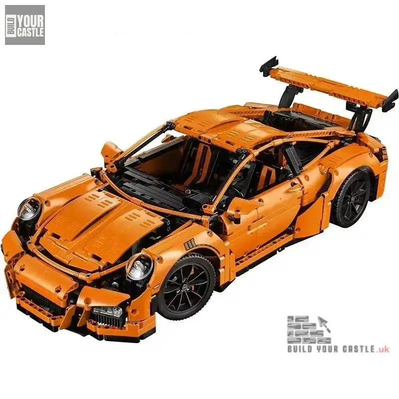 Technic 42056 Porsche 911 GT3 Orange Building Blocks - BuildYourCastle