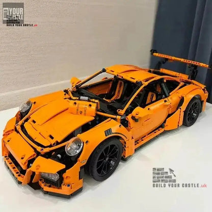 Technic 42056 Porsche 911 GT3 Orange Building Blocks - BuildYourCastle