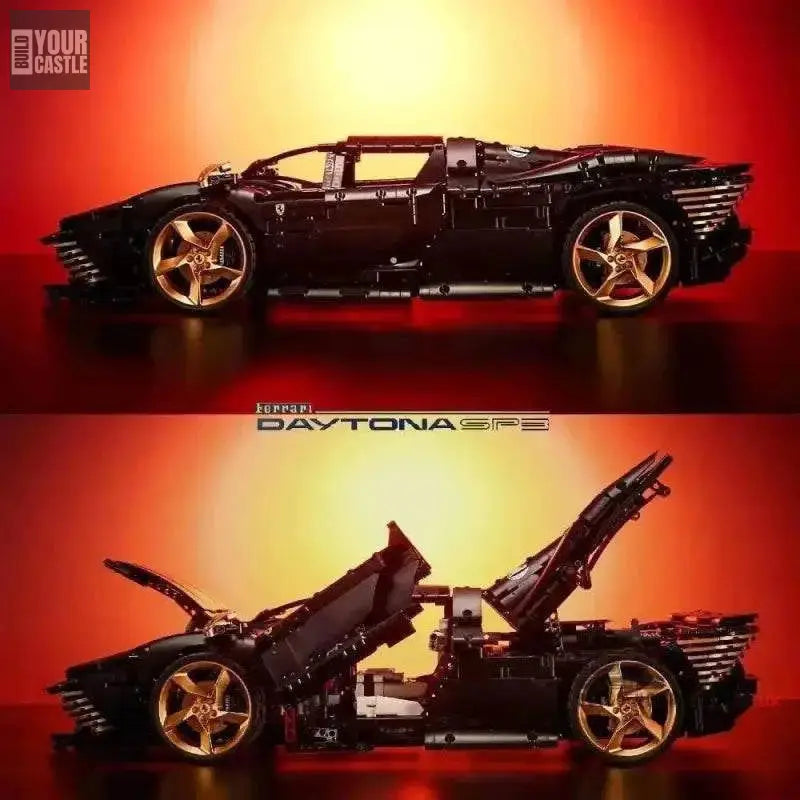 TECHNIC 42143 Ferrari Daytona SP3 BLACK Supercar - BuildYourCastle