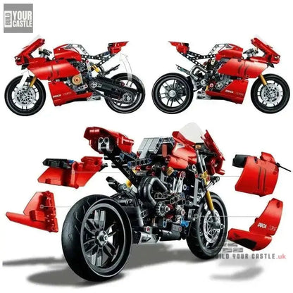 Technic DUCATI 950 motorcycle building set - BuildYourCastle