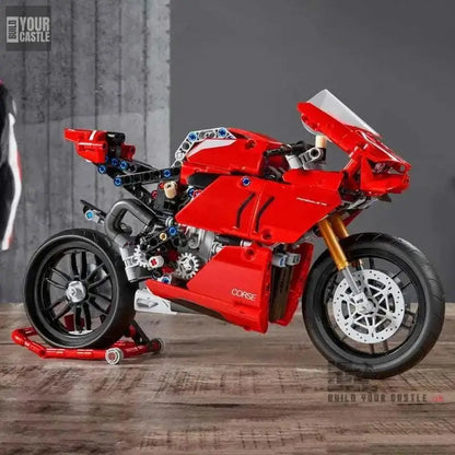 Technic DUCATI 950 motorcycle building set - BuildYourCastle