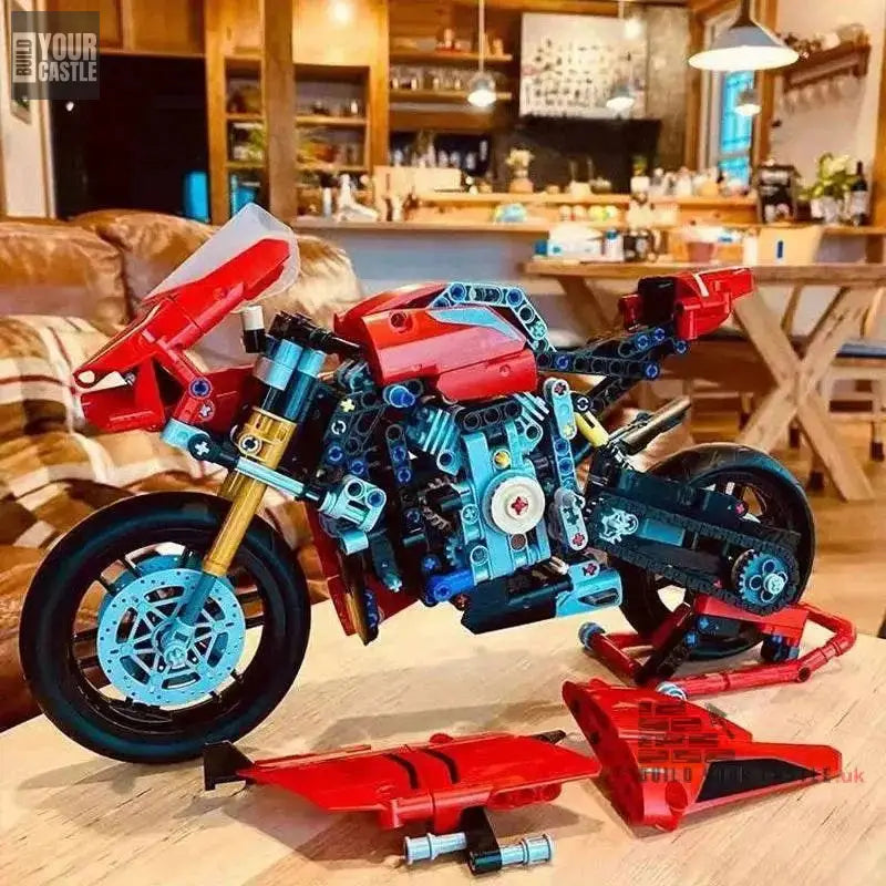 Technic DUCATI 950 motorcycle building set - BuildYourCastle