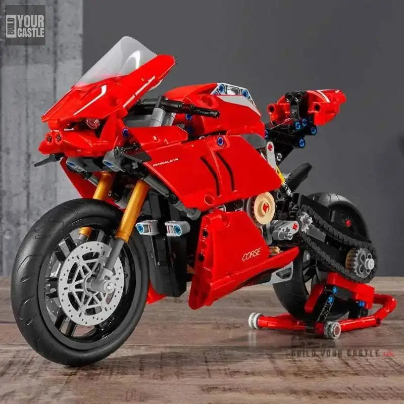 Technic DUCATI 950 motorcycle building set - BuildYourCastle