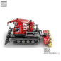 Technic Snow plough winter car building set for kids - BuildYourCastle