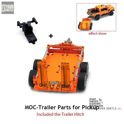 Trailer for LEGO Ford Raptor Truck building set - BuildYourCastle