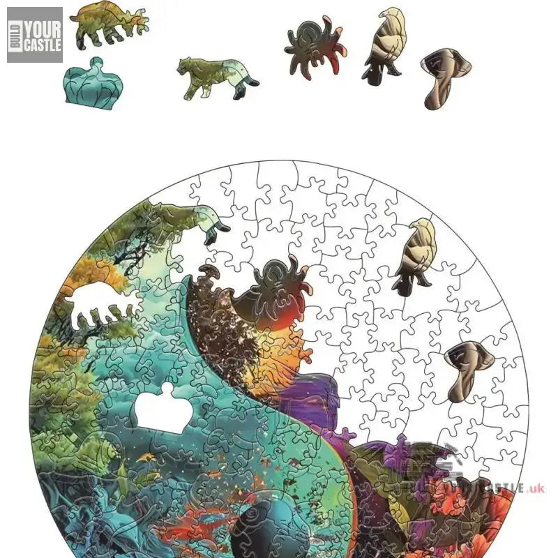 Wooden Animal Jigsaw Puzzle - BuildYourCastle