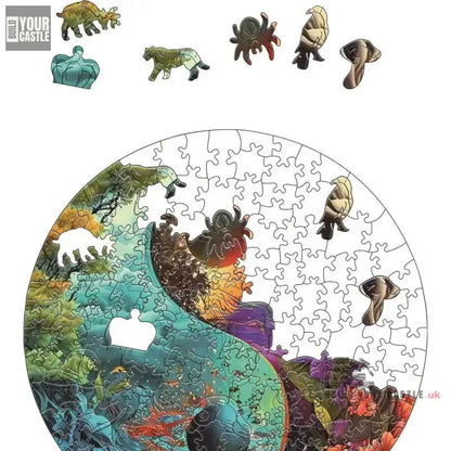 Wooden Animal Jigsaw Puzzle - BuildYourCastle